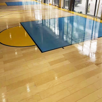 上海寶山籃球館翻新